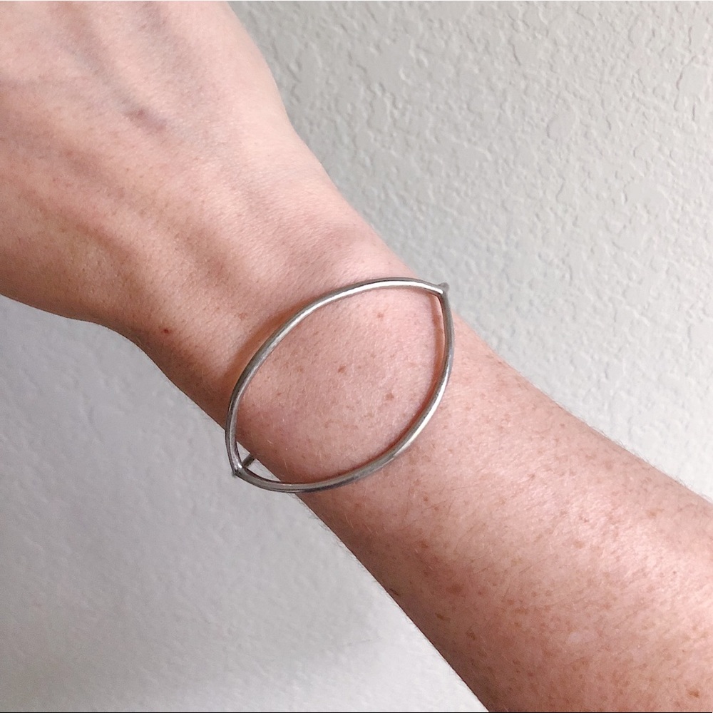 Silver Madewell Cuff Bracelet